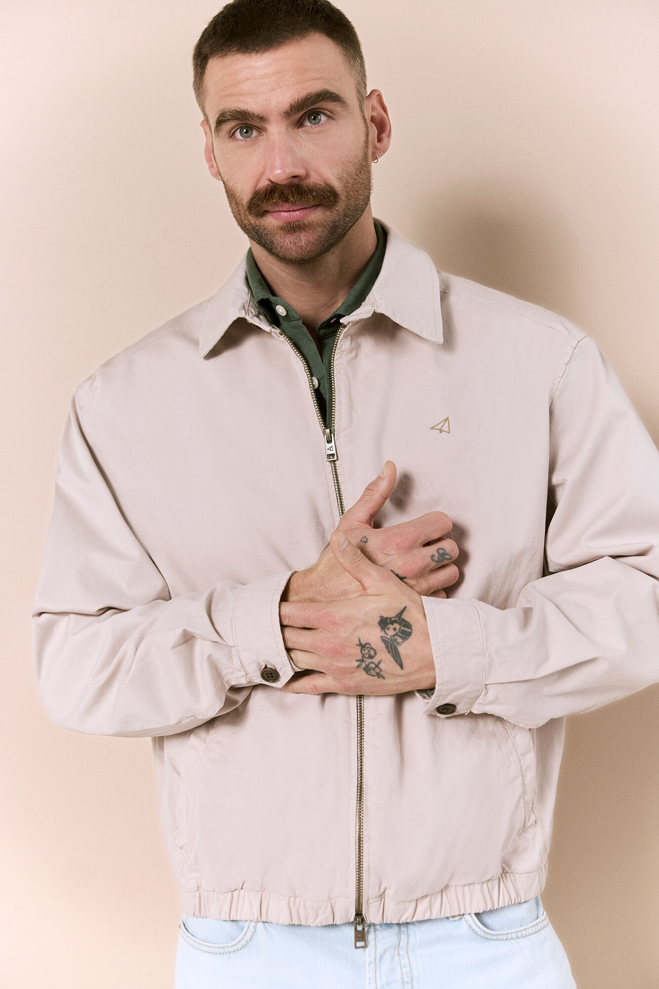 OOTO Light casual jacket Beige