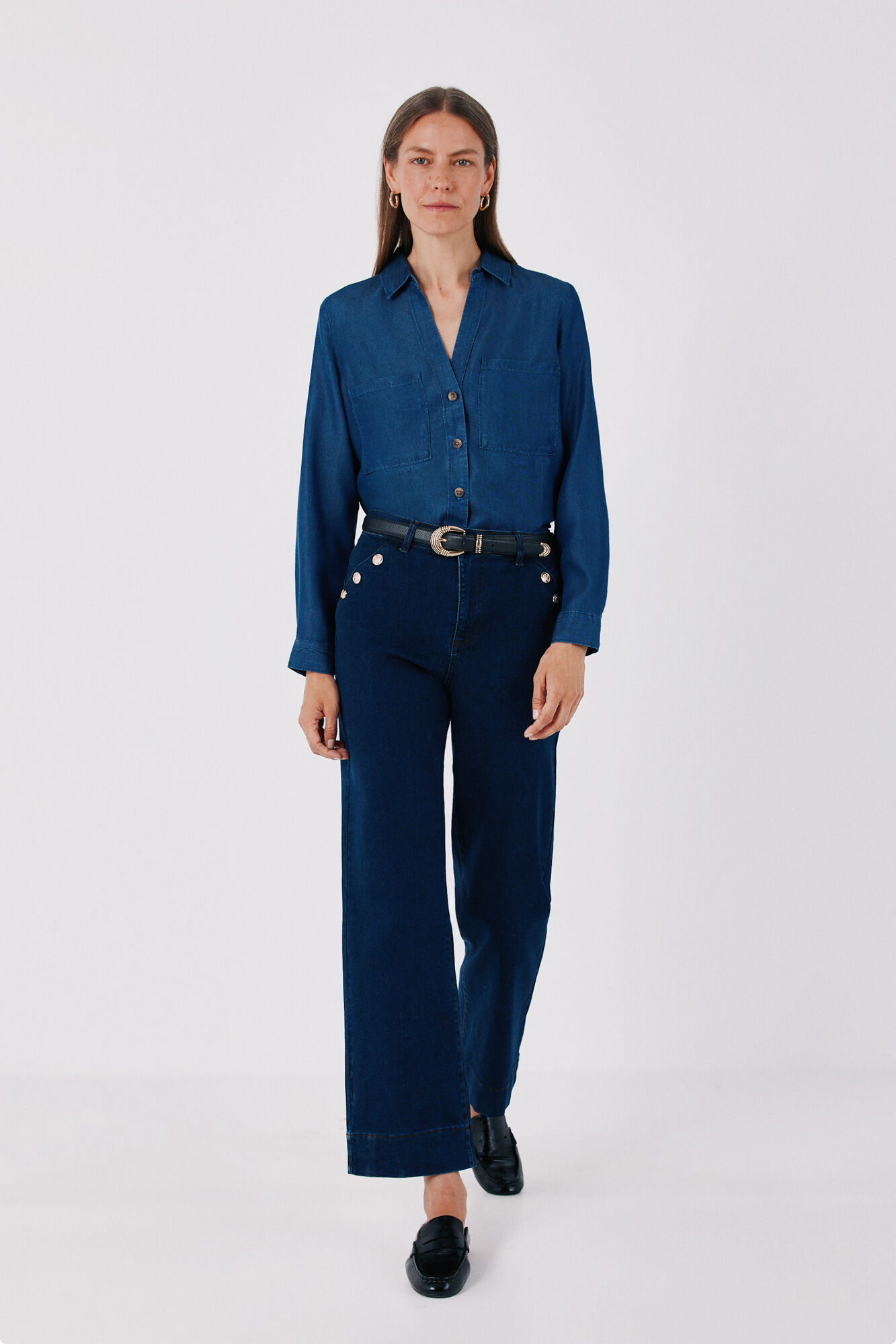 Cortefiel Tencel denim shirt