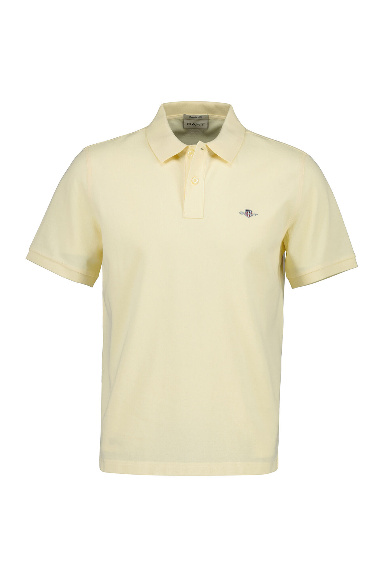 Gant Piqu&eacute; Regular Fit polo shirt SHIELD Yellow