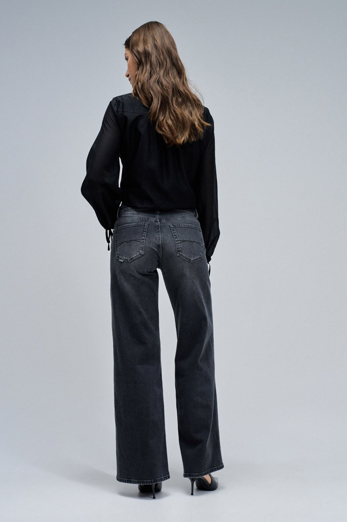 Salsa Jeans Low-rise wide jeans