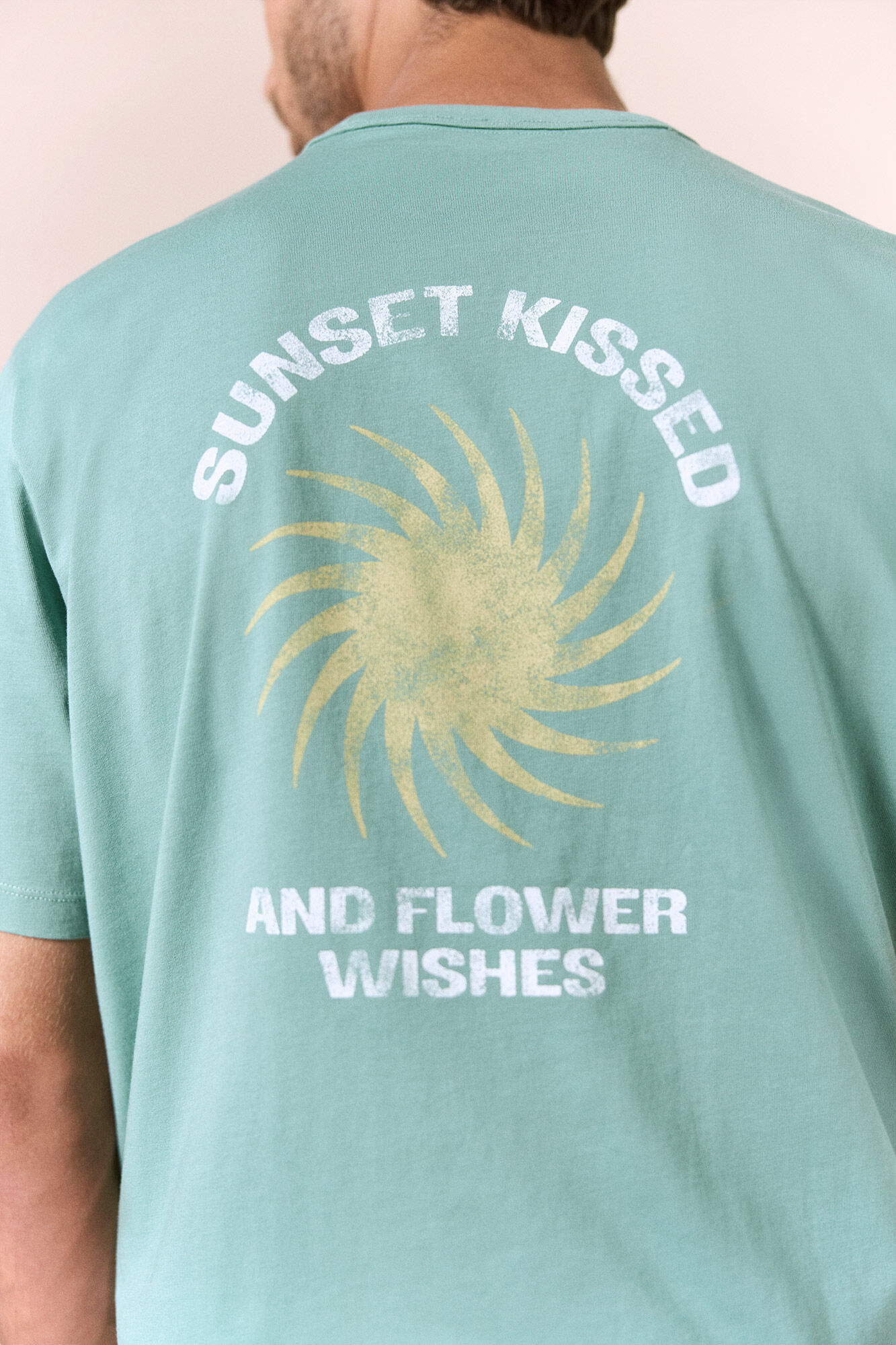 OOTO Washed graphic T-shirt Green