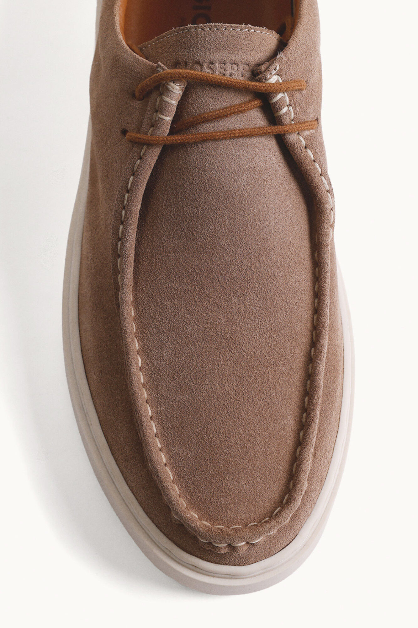 Gioseppo Wallabee style slippers Nude