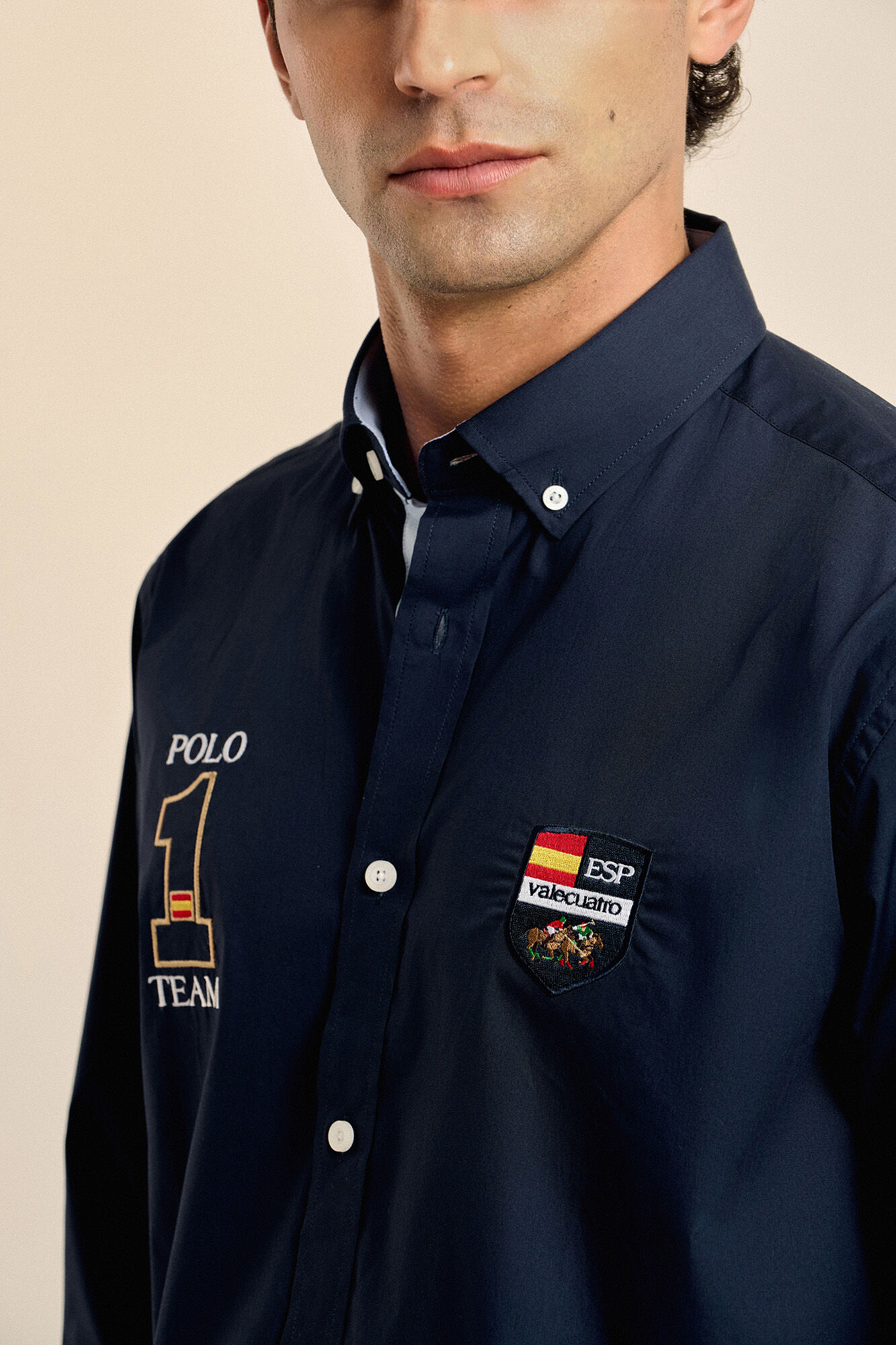 Valecuatro Camisa da Espanha Azul