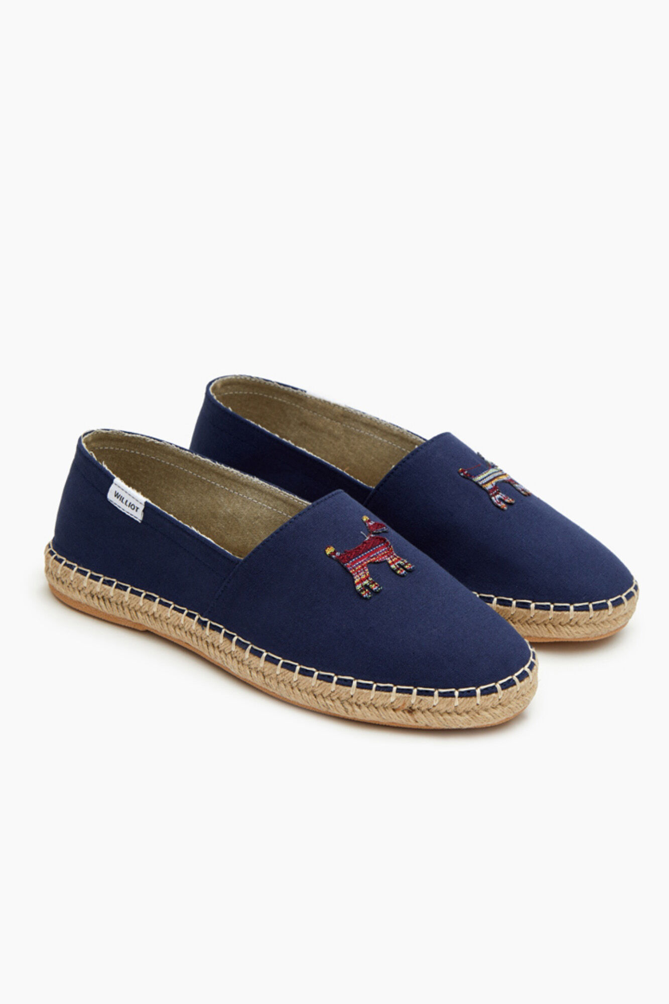 Williot Ethnic Doggy espadrille Navy