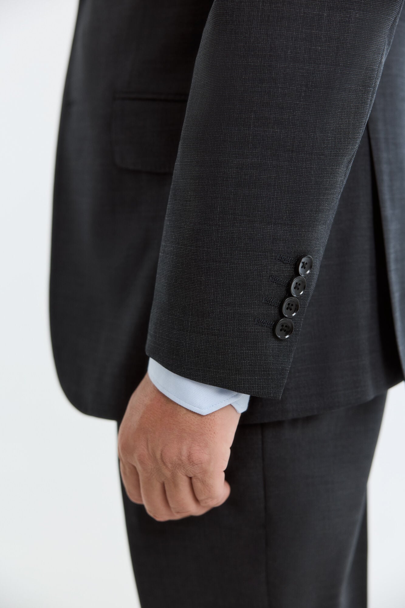 Cortefiel Blazer em tecido inteligente twill Cinzento