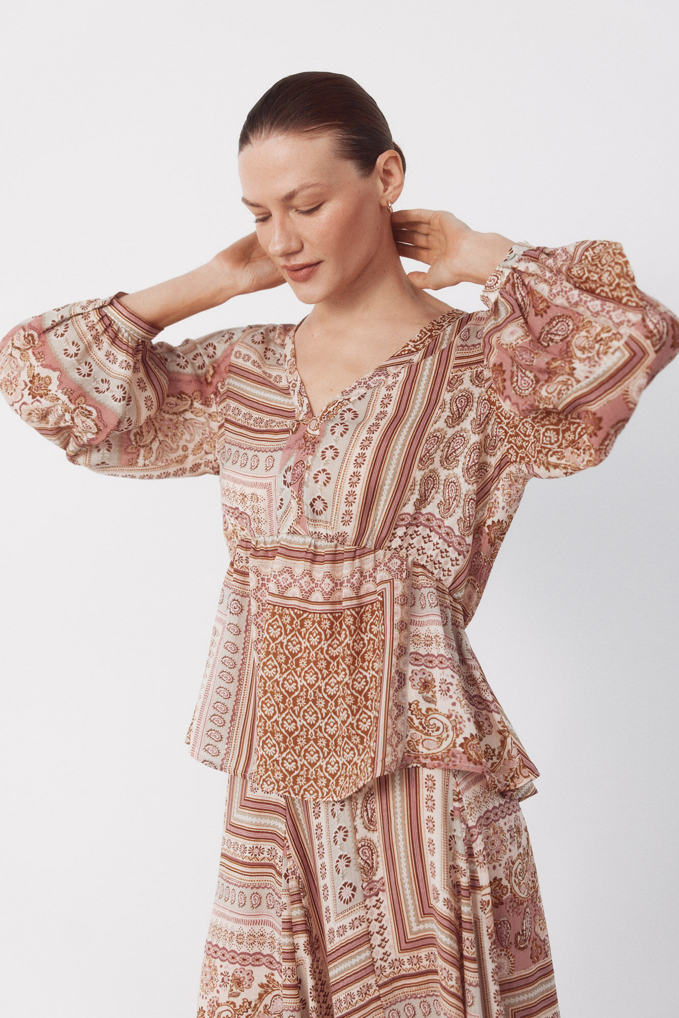 Cortefiel Printed blouse