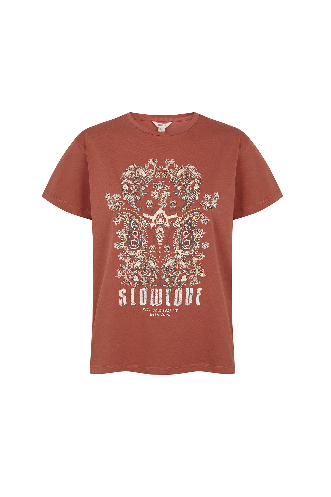 Slowlove T-shirt floral SlowLove Vermelho