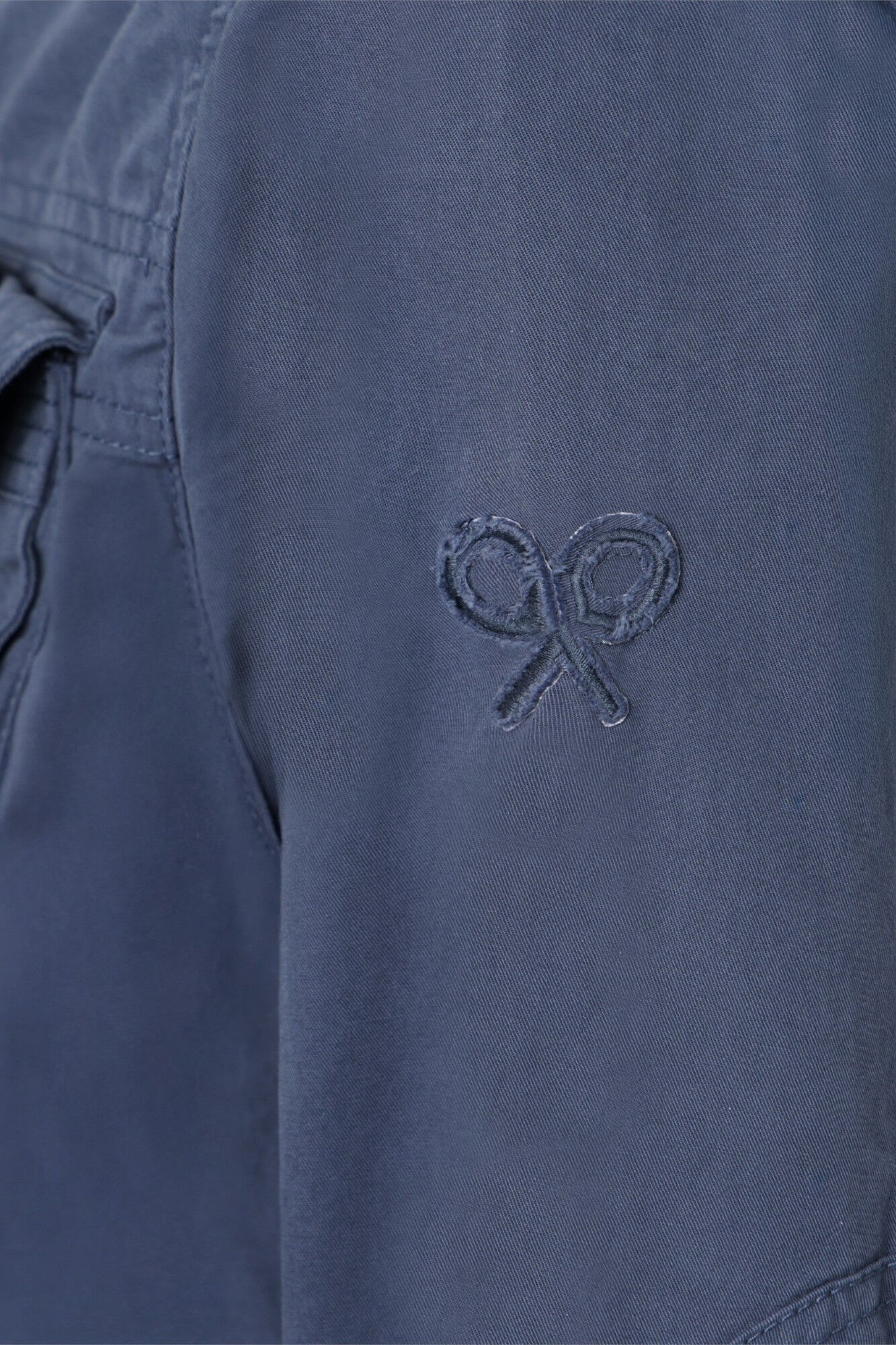 Silbon Patched parka Navy