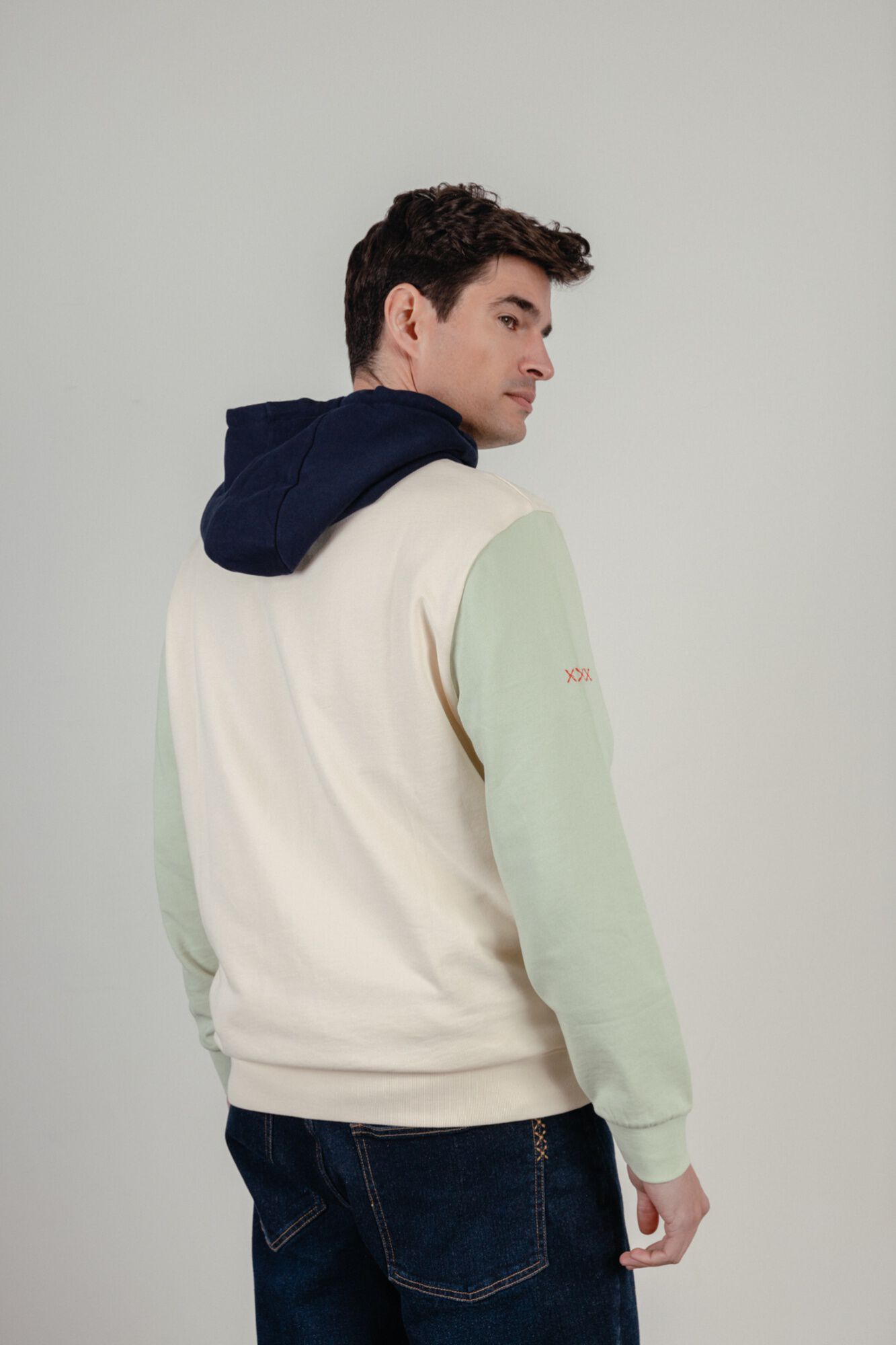 elPulpo Hooded sweatshirt Ivory