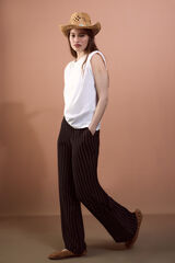 Slowlove Pantal&oacute;n de pata ancha Cinzento
