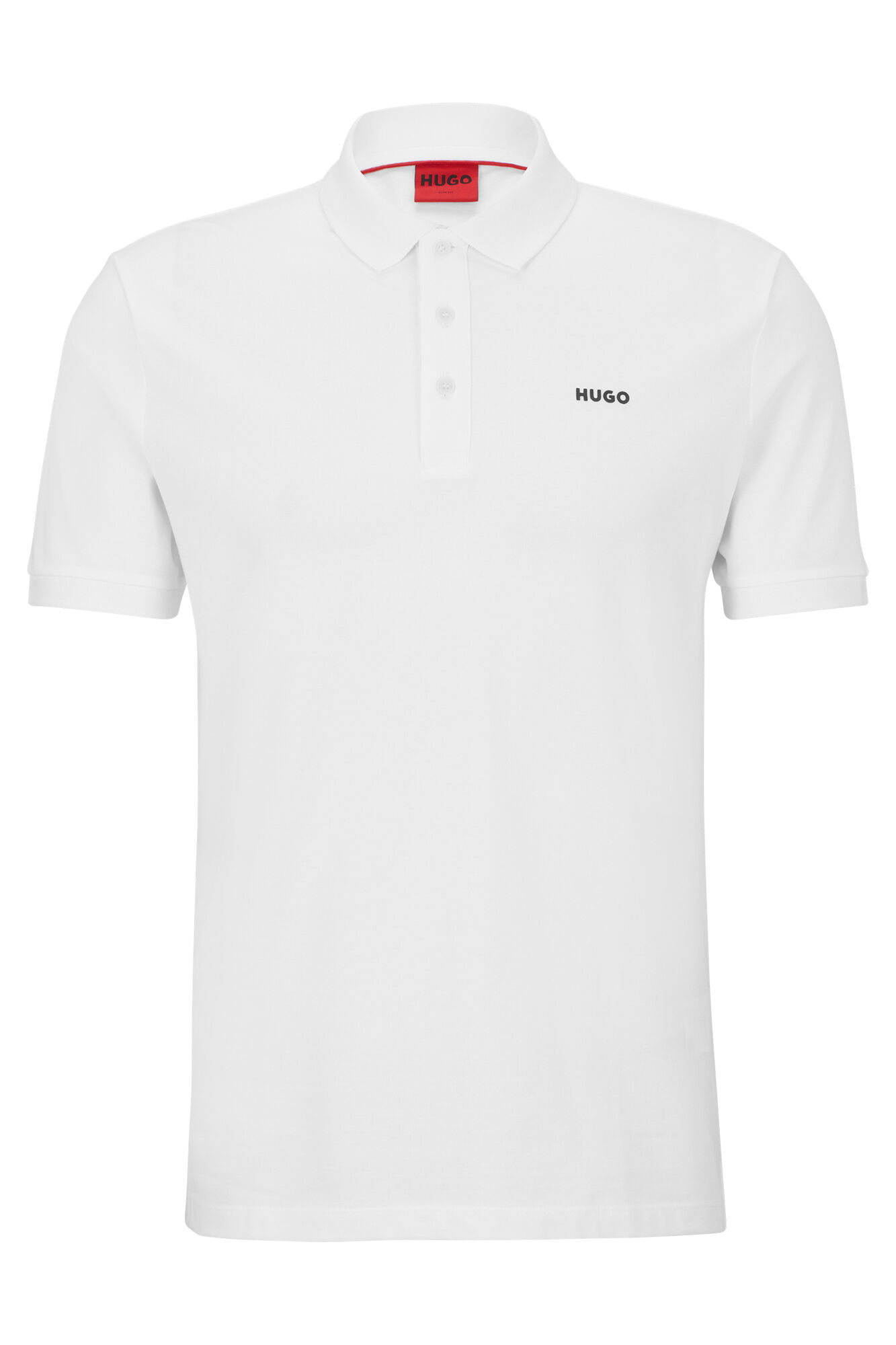 HUGO Short-sleeved polo shirt White