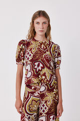 Cortefiel Printed blouse Multicolour