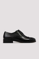 Cortefiel Sapato Oxford de vestir Preto