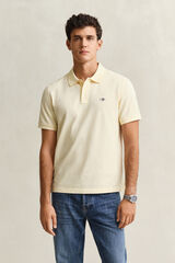 Gant Piqu&eacute; Regular Fit polo shirt SHIELD Yellow