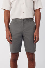 Cortefiel Lightweight regular chino Bermuda shorts Kaki