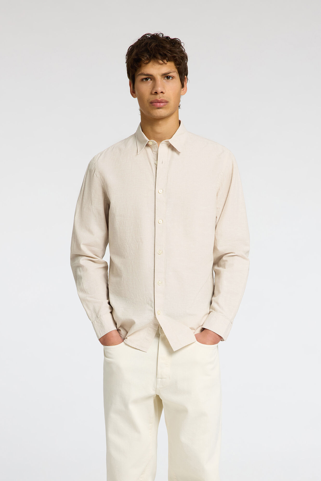 Selected Camisa de lino Slim Fit