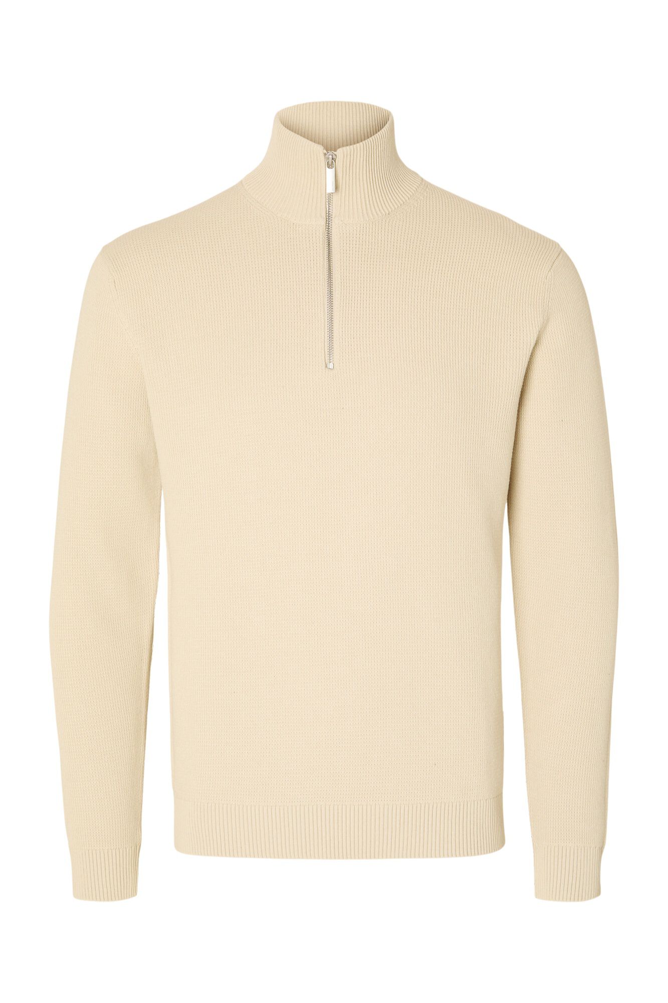 Selected High neck jumper Beige