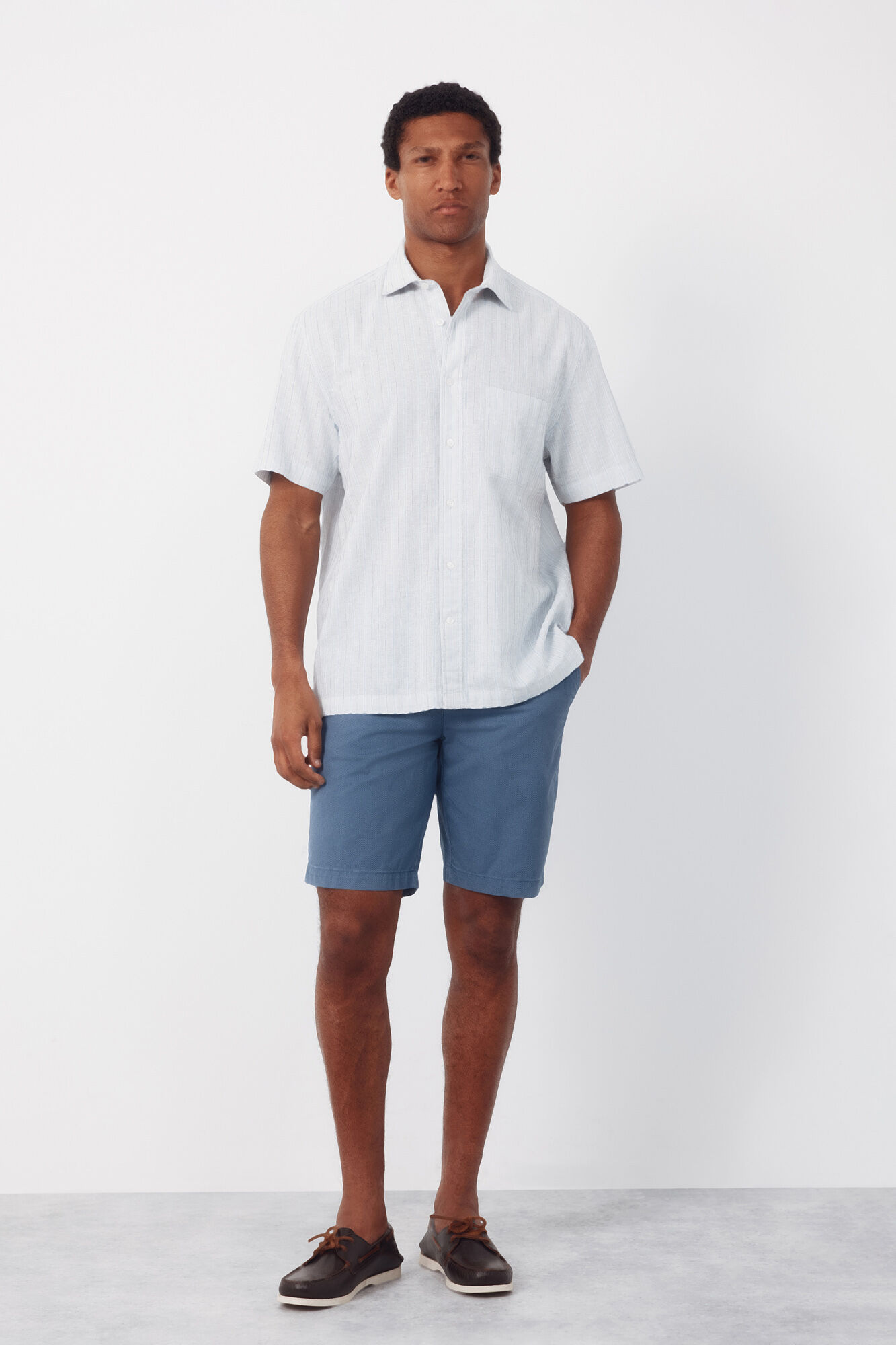 Cortefiel Lightweight regular chino Bermuda shorts