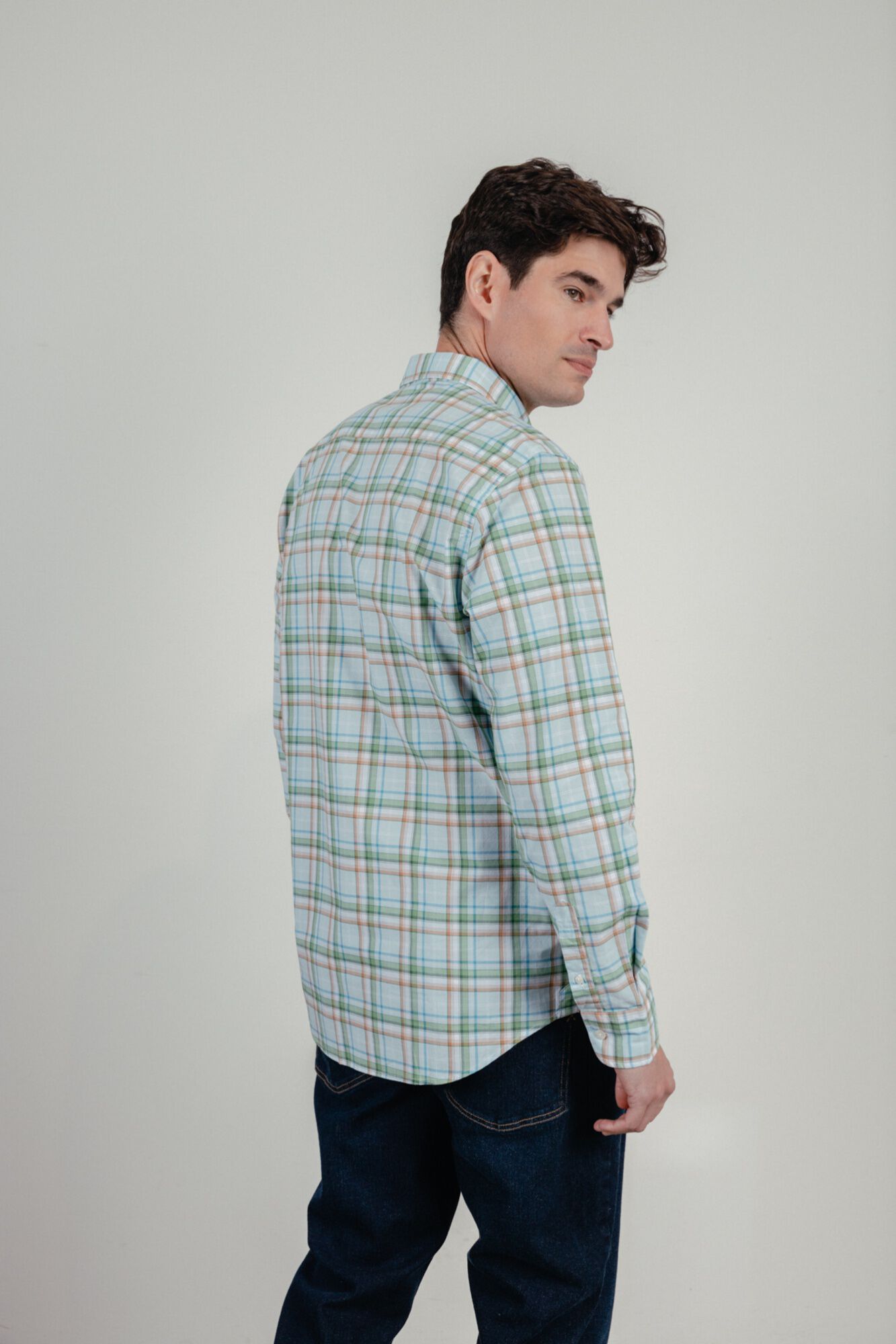 elPulpo Poplin casual shirt Green