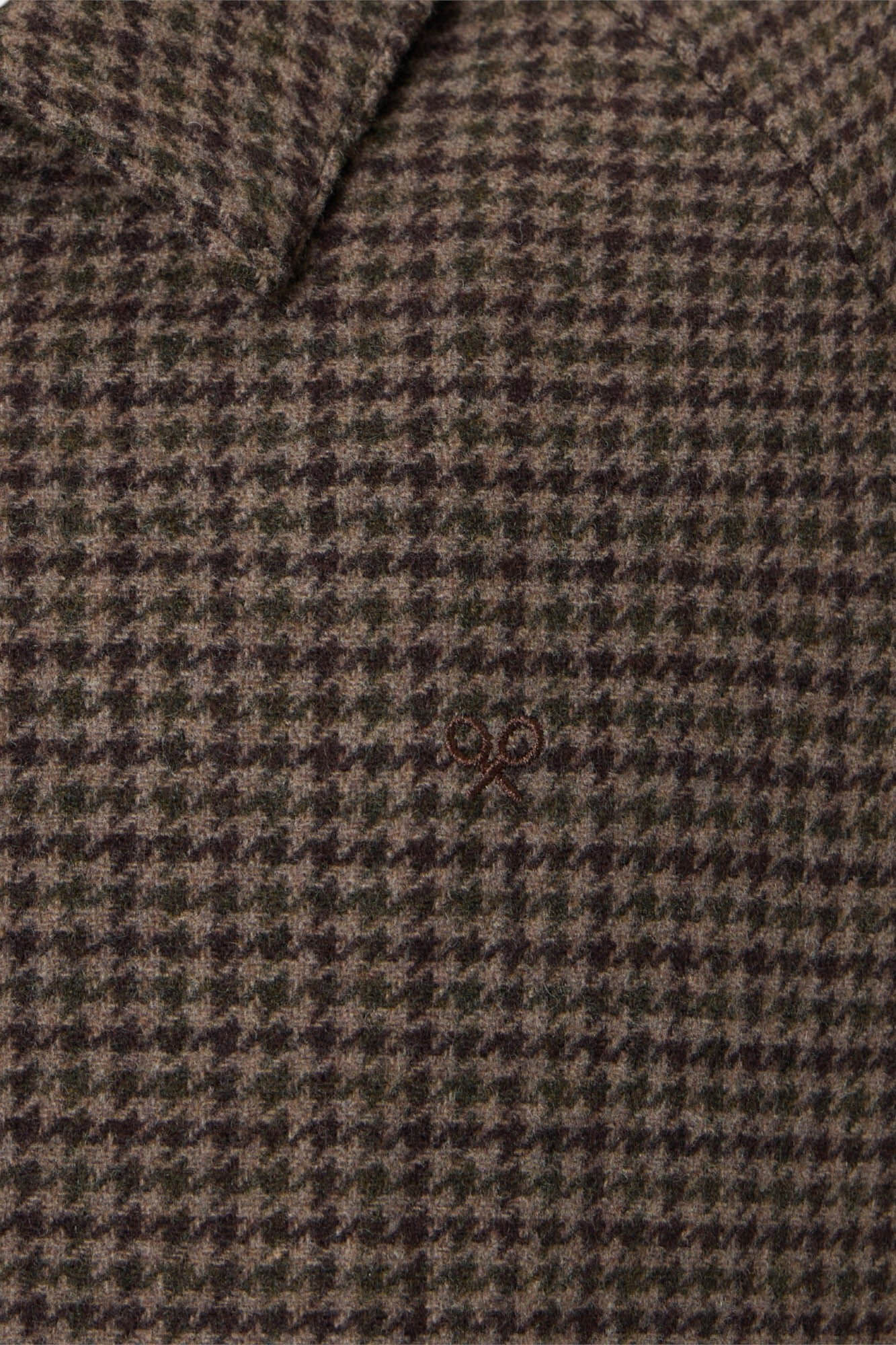 Silbon Houndstooth jacket Brown