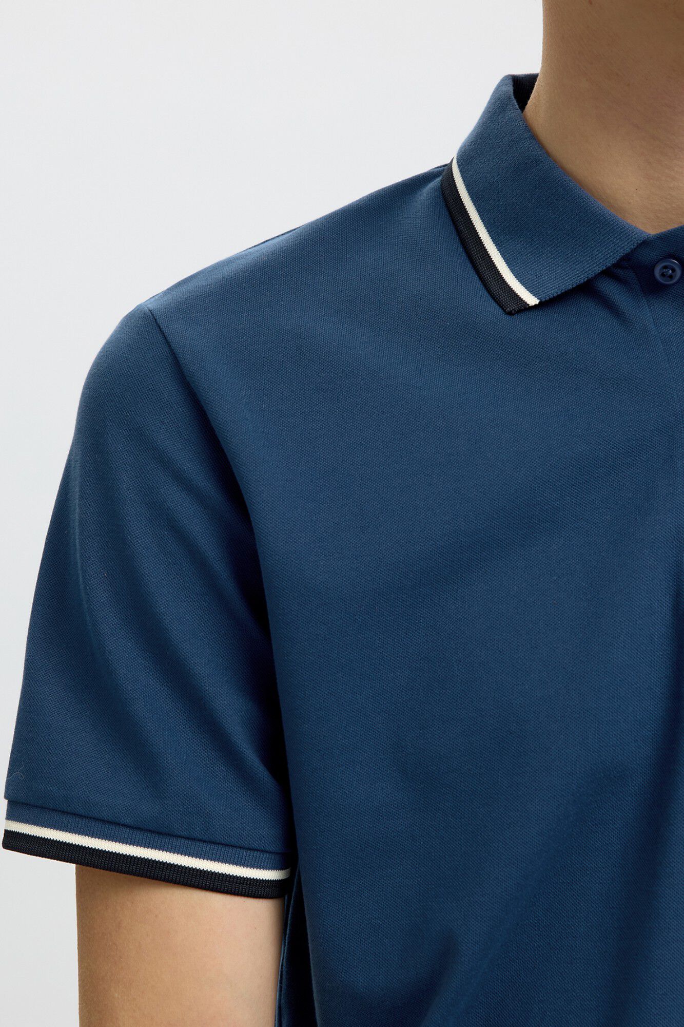 Selected Polo manga corta piqu&eacute;
