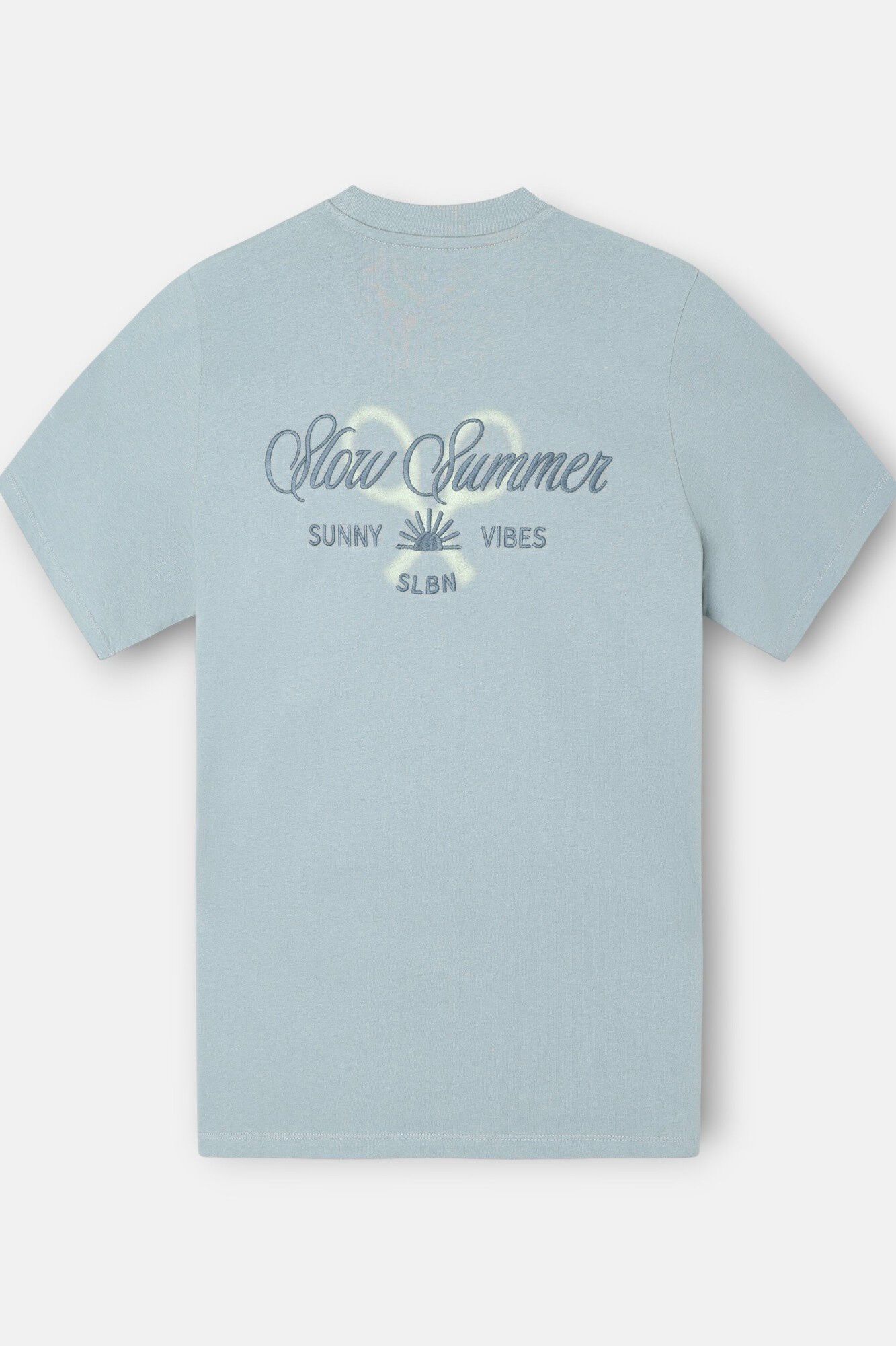 Silbon T-shirt slow summer Azul