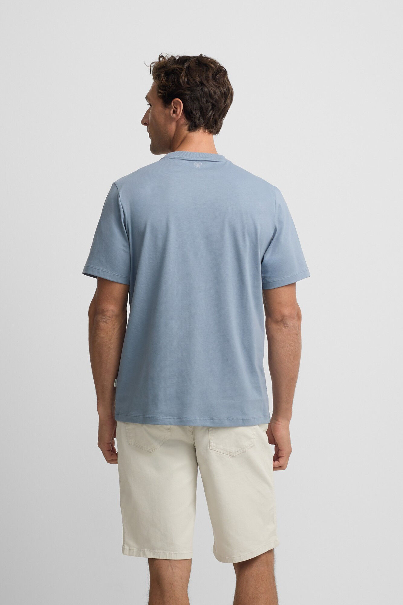 Silbon T-shirt Silbon com flock Azul