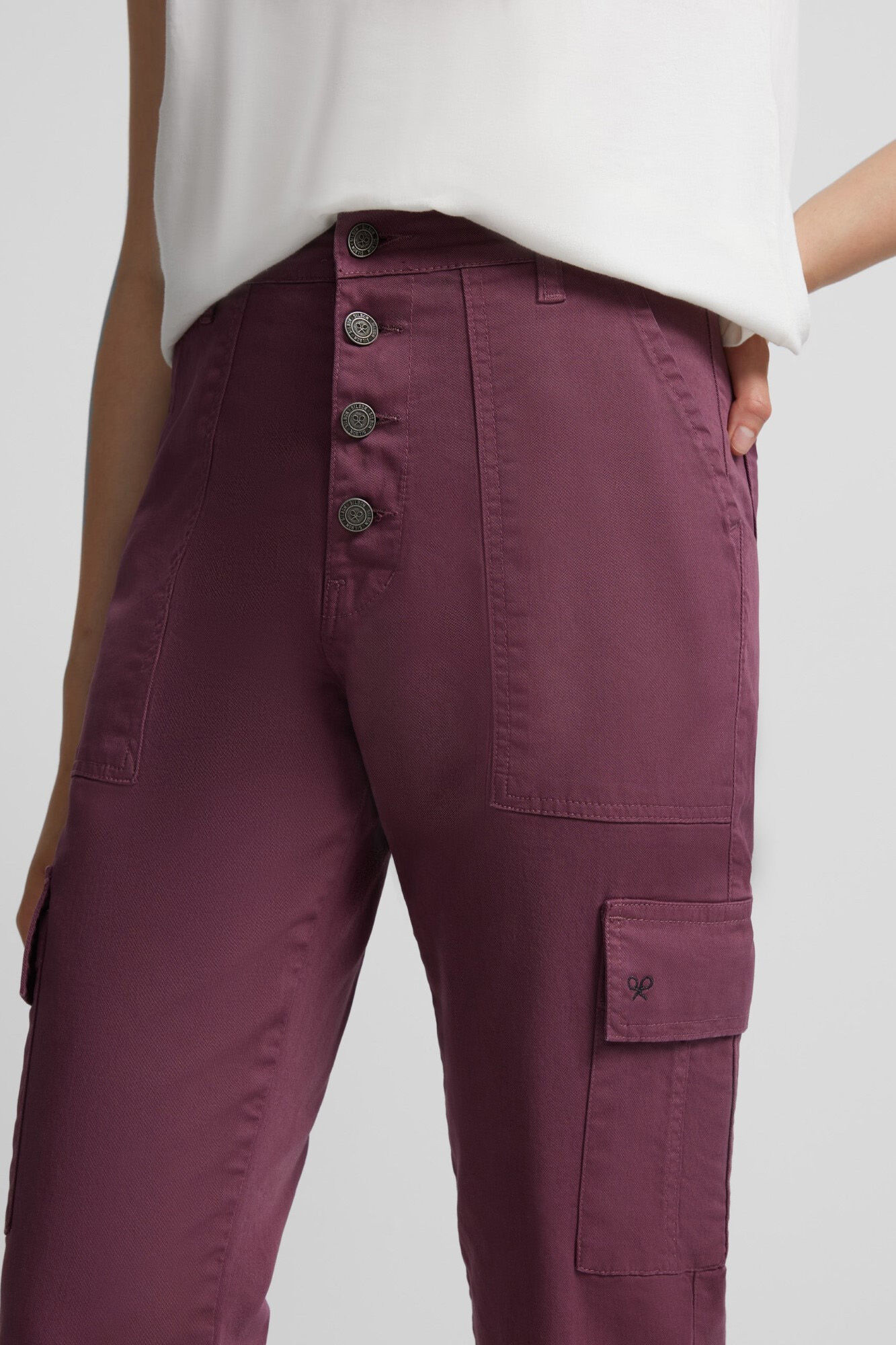Silbon Cal&ccedil;as cargo Roxo