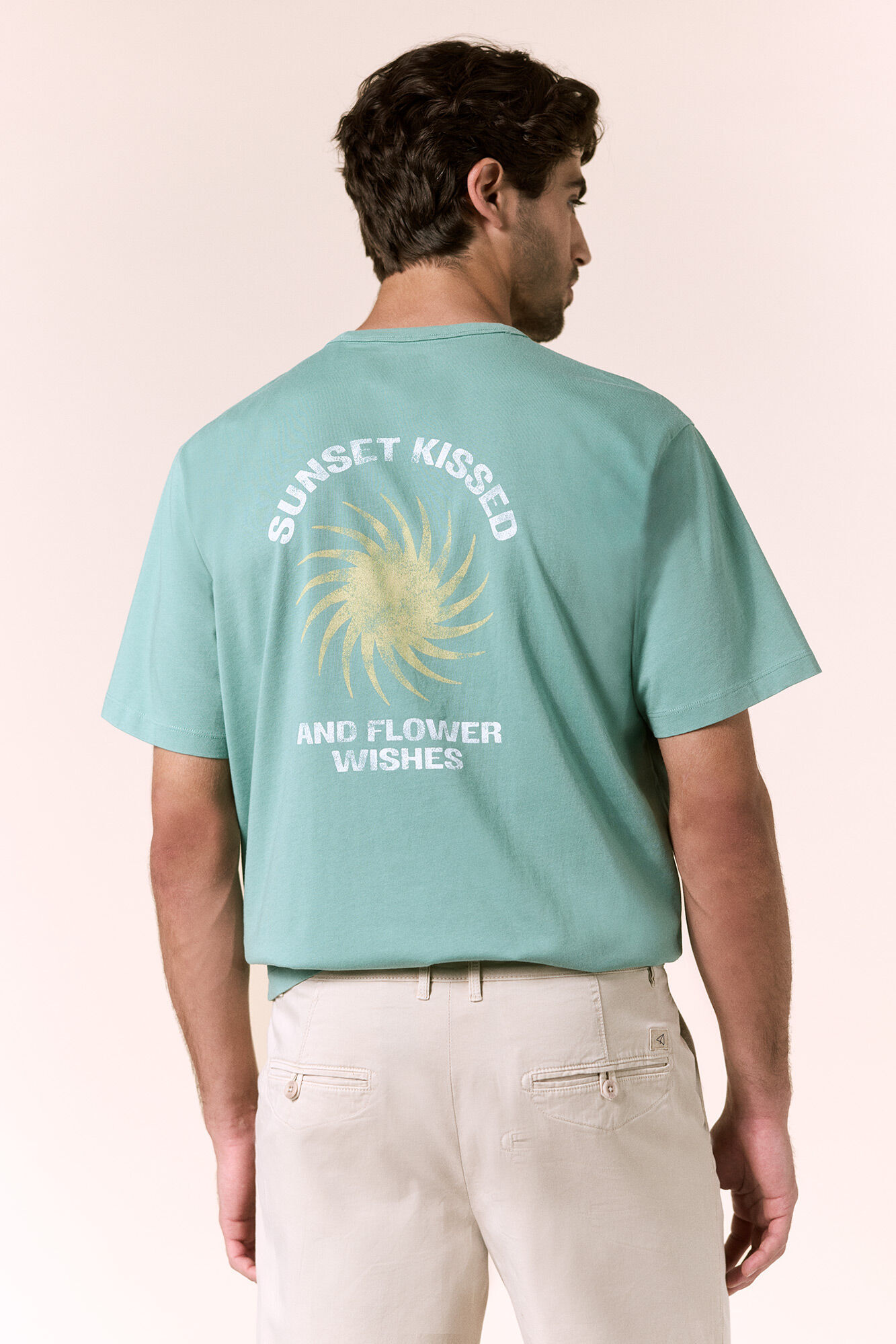 OOTO Washed graphic T-shirt Green