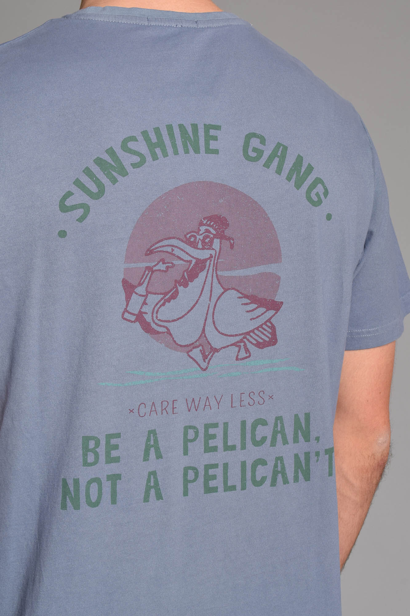 Cloking T-shirt lavada sunshine gang Azul