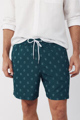 Cortefiel Paisley print swimwear Green