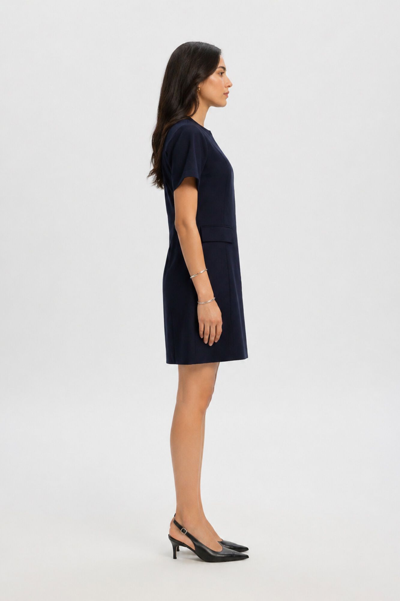 Selected Short dress Navy