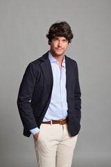 Cloking Blazer Casual Azul