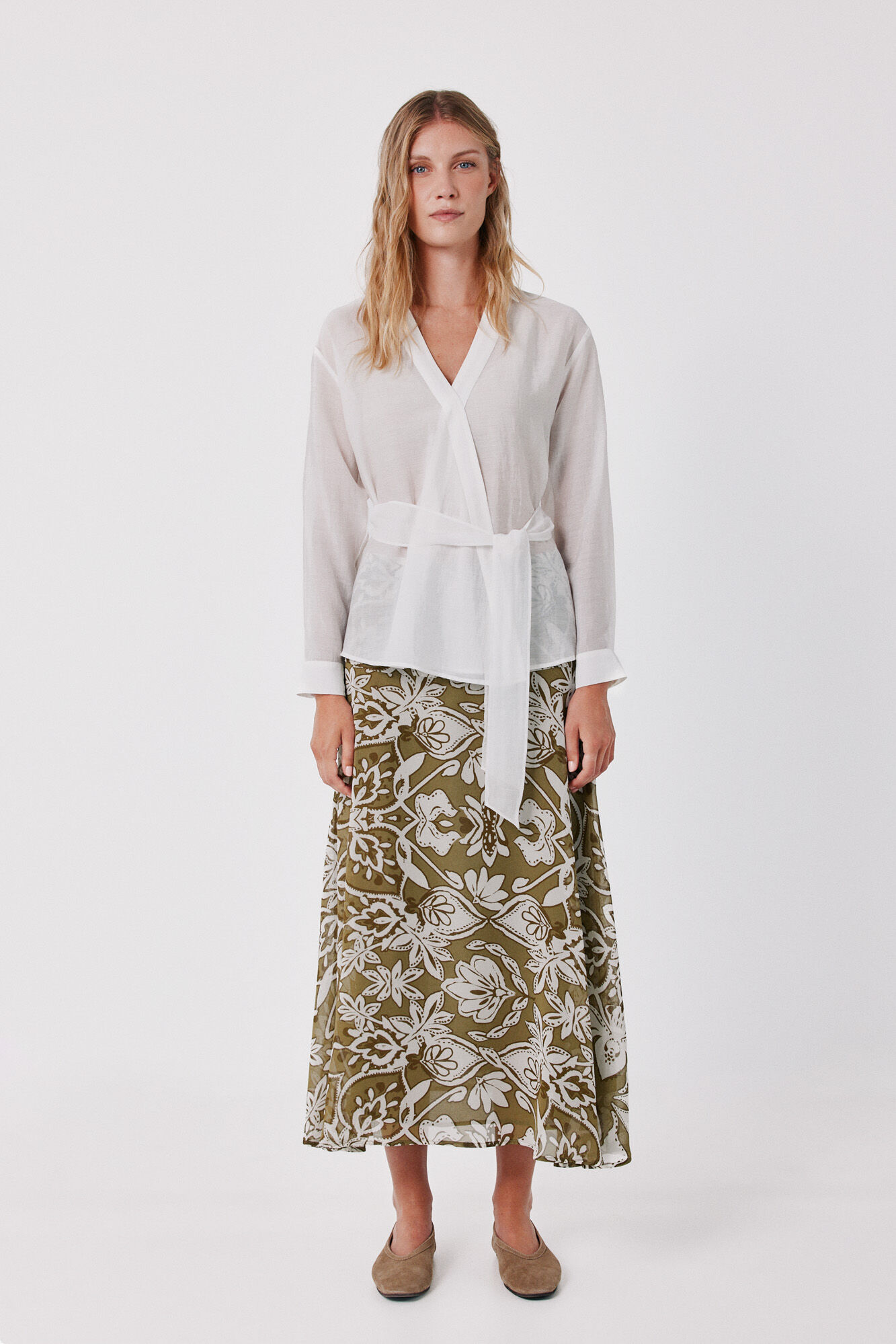 Cortefiel Blusa cruzada ligera