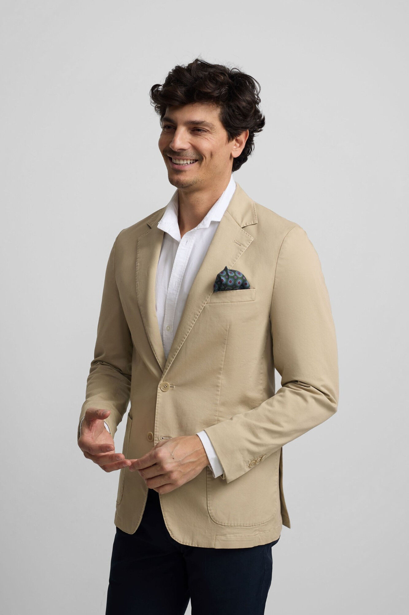 Silbon Casual blazer Beige