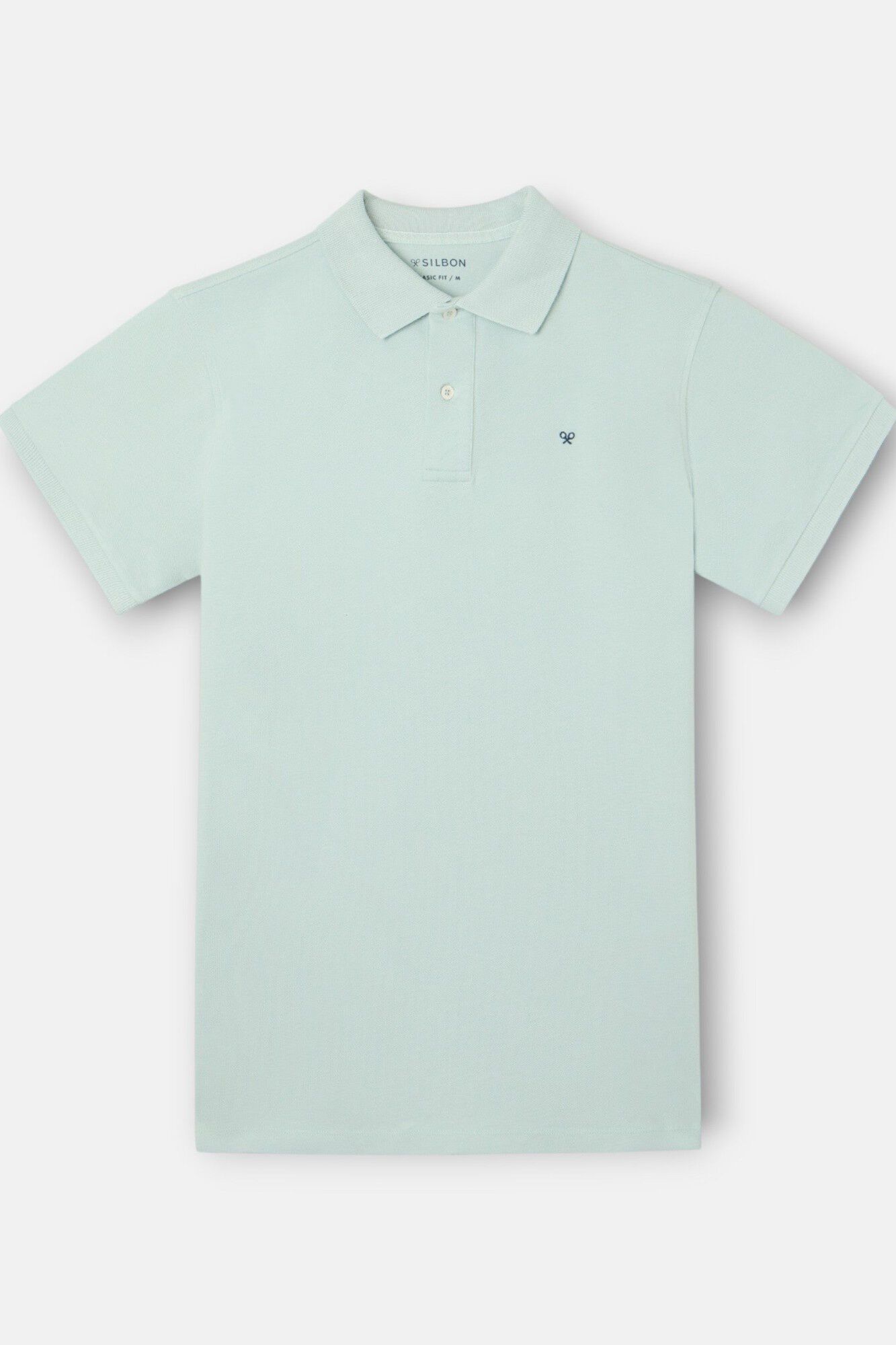 Silbon Polo cl&aacute;ssico liso Verde