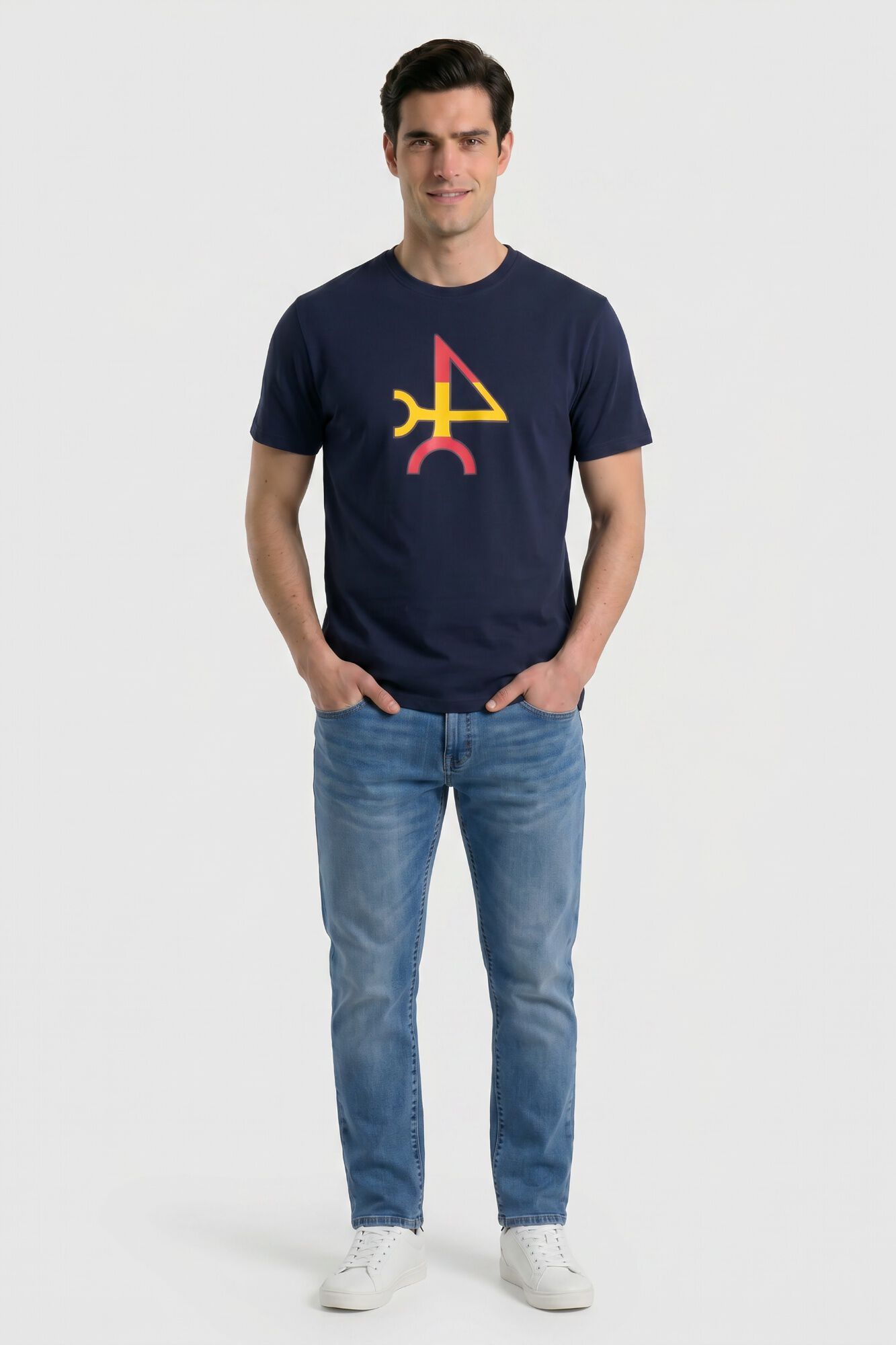Valecuatro T-shirt logo Valecuatro Espanha Azul