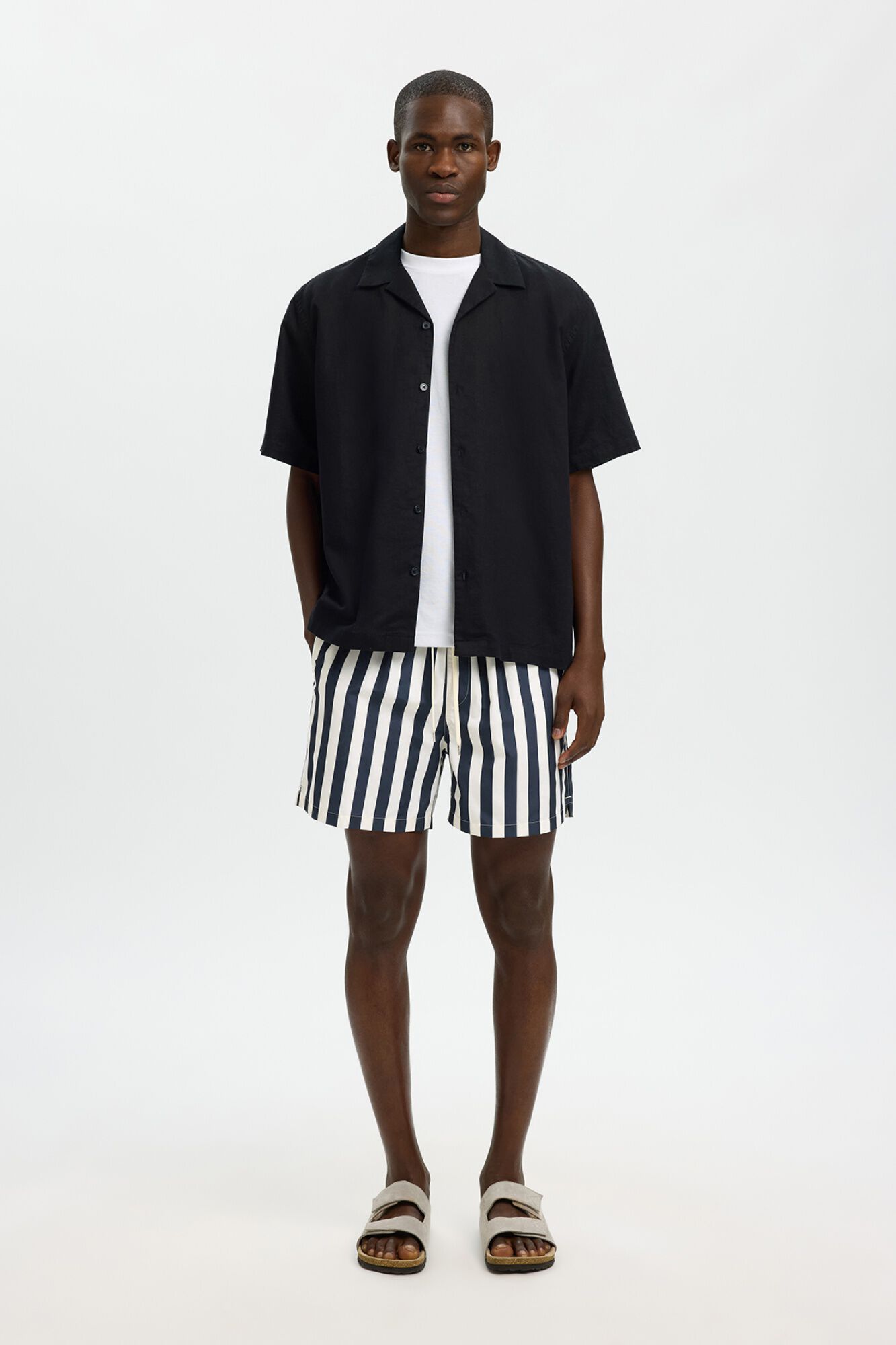 Selected Bermuda swimwear Navy