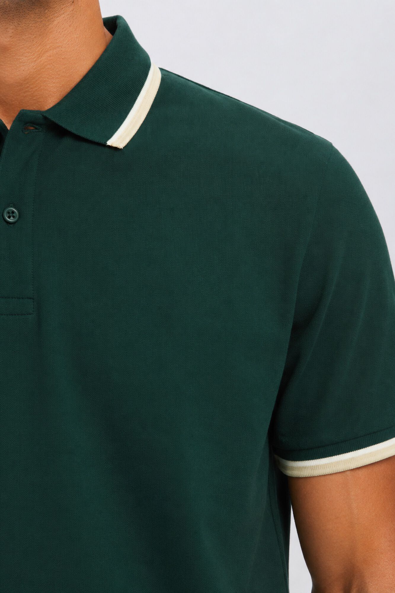 Selected Piqu&eacute; short sleeve polo shirt