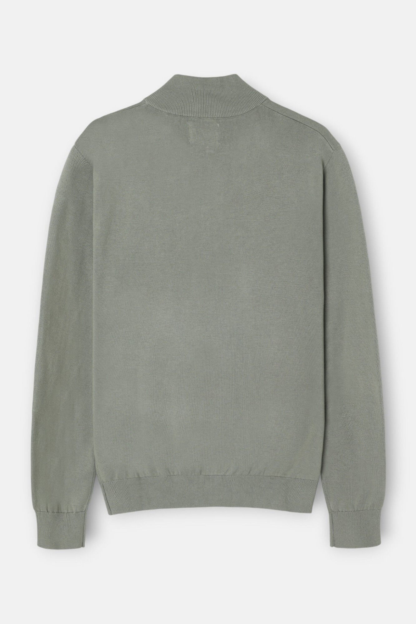 Silbon Plain half-zip jumper Kaki
