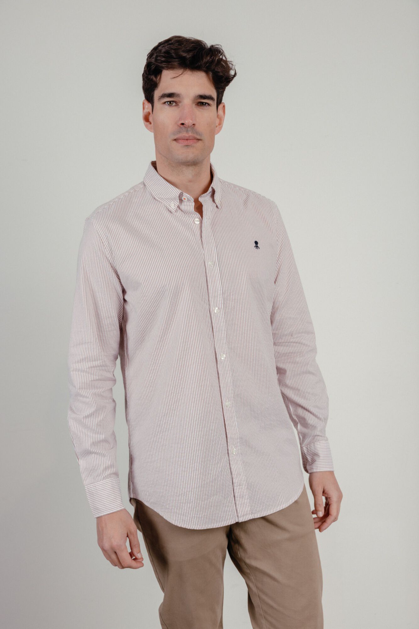 elPulpo Poplin casual shirt Nude