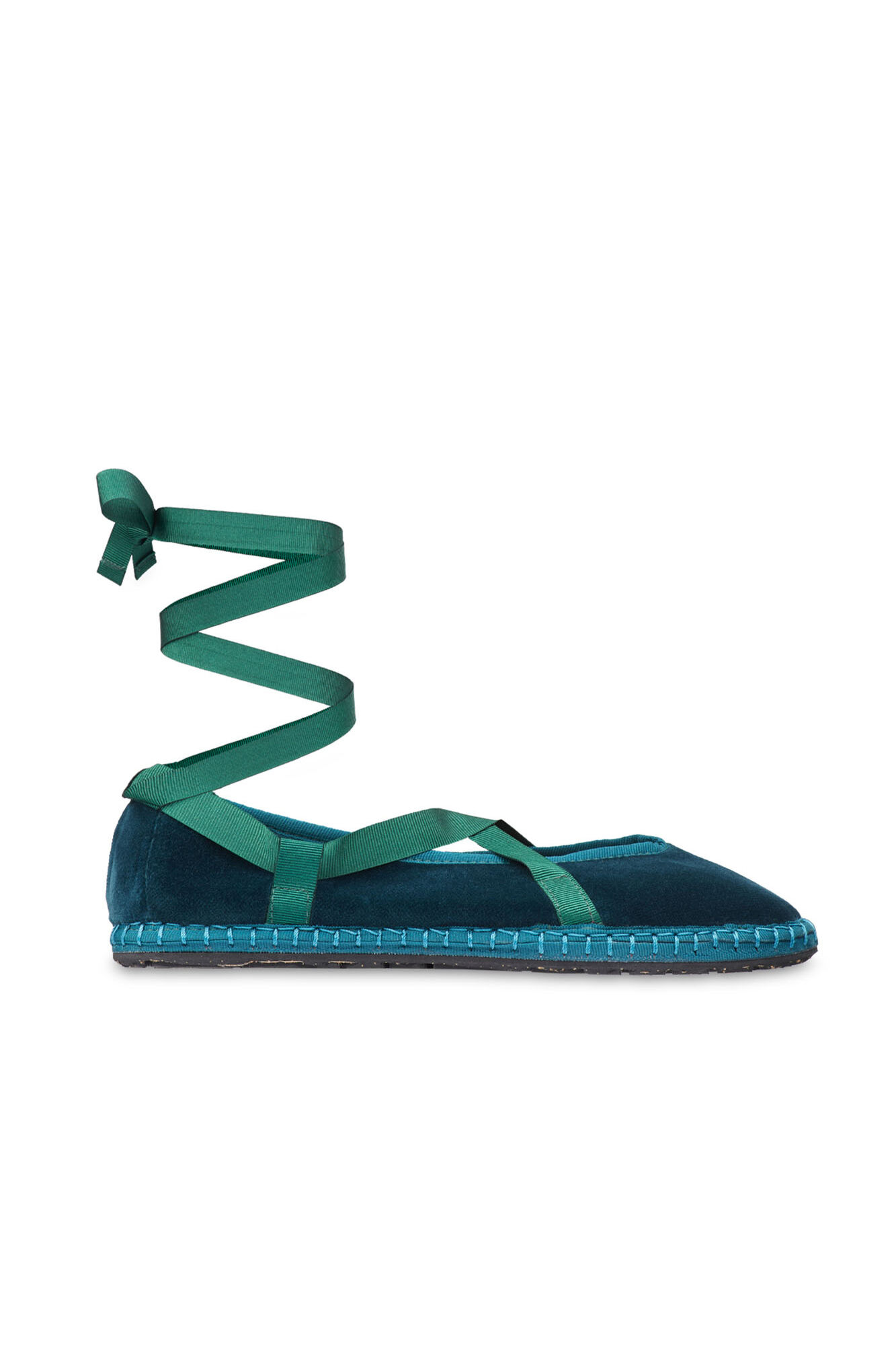 Flabelus Slippers de terciopelo