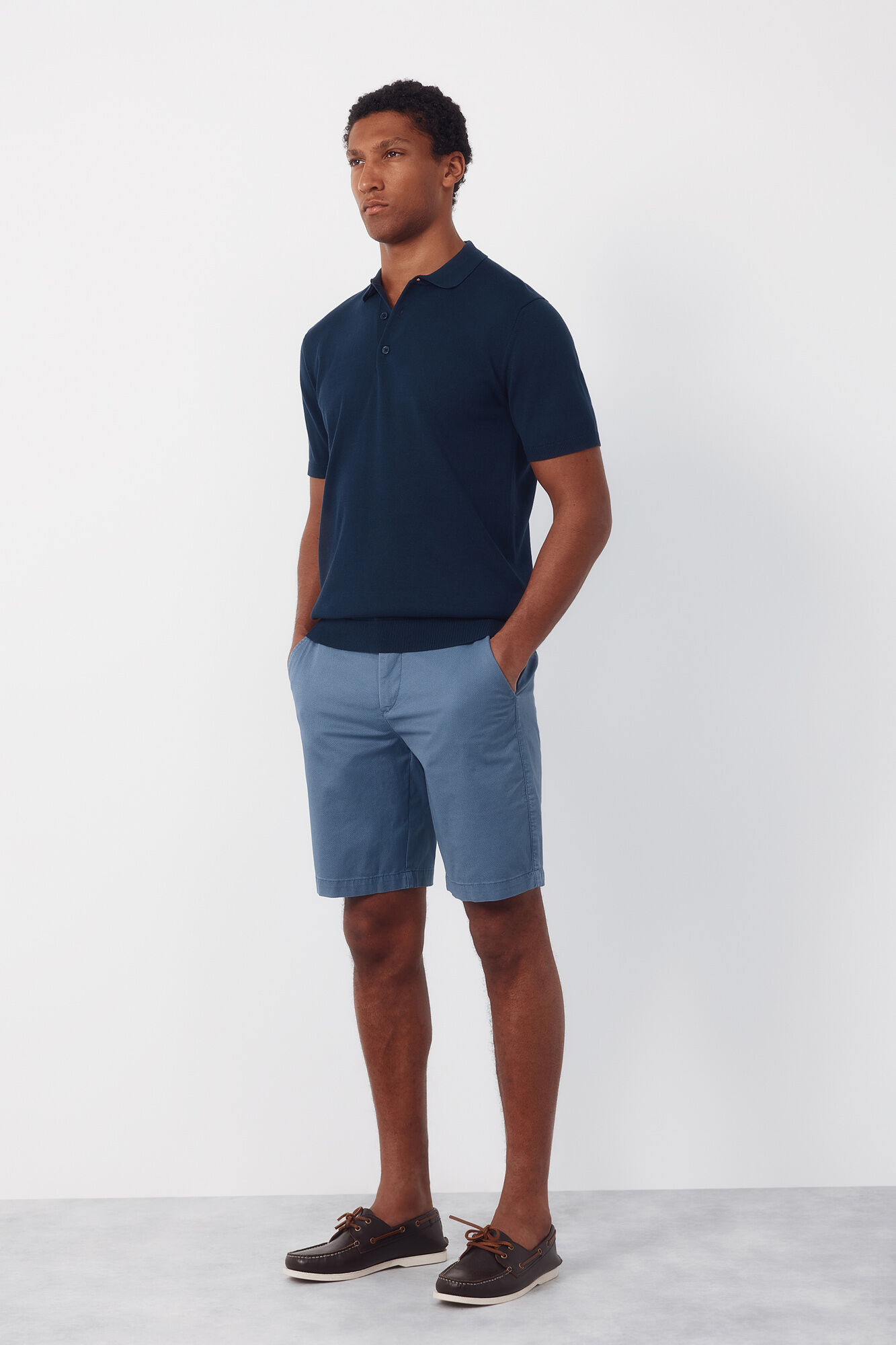Cortefiel Camisola polo b&aacute;sica de manga curta