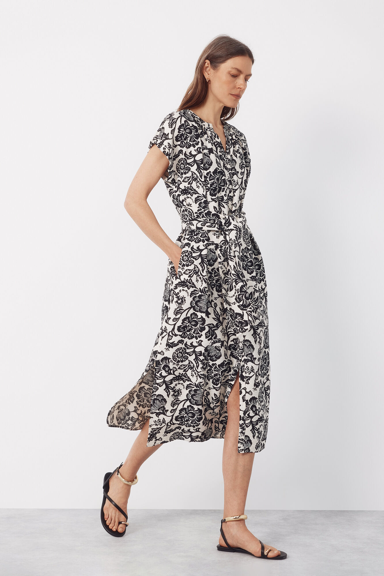 Cortefiel Belted dress