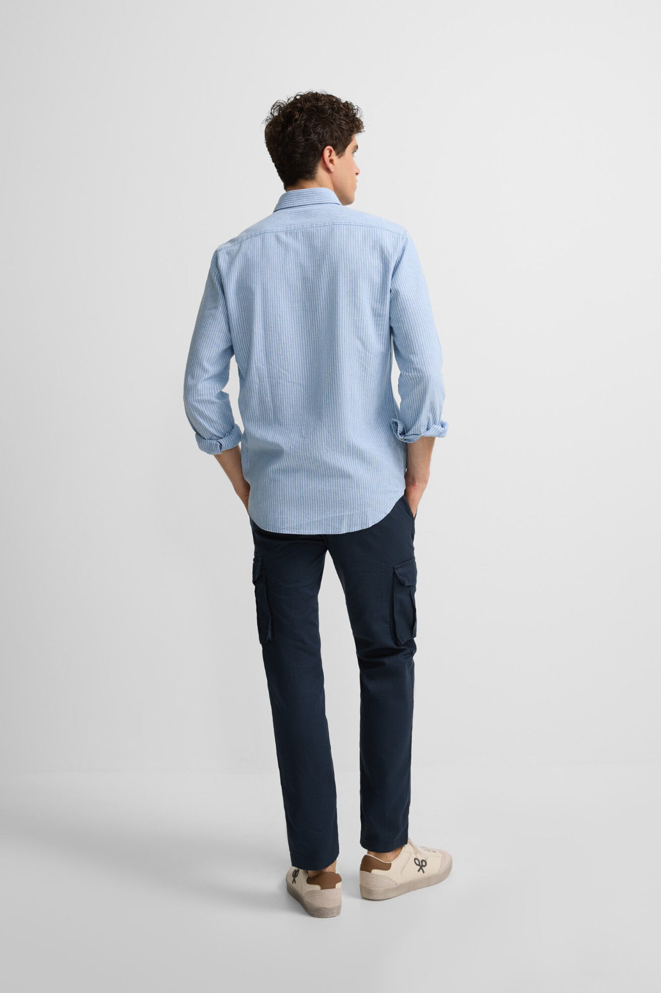Silbon Casual sport cargo pants Navy