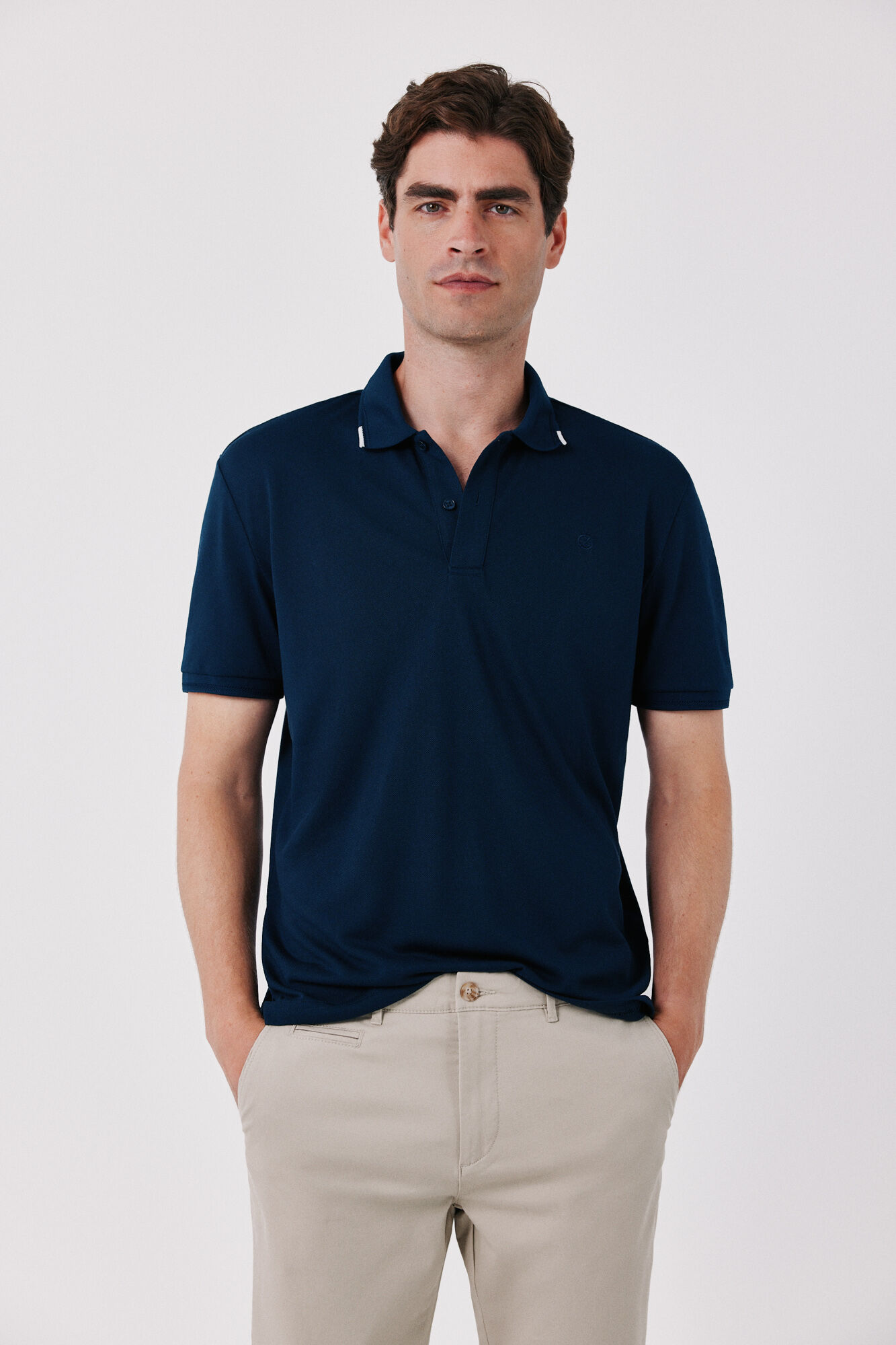 Cortefiel COOLMAX&reg; piqu&eacute; polo shirt