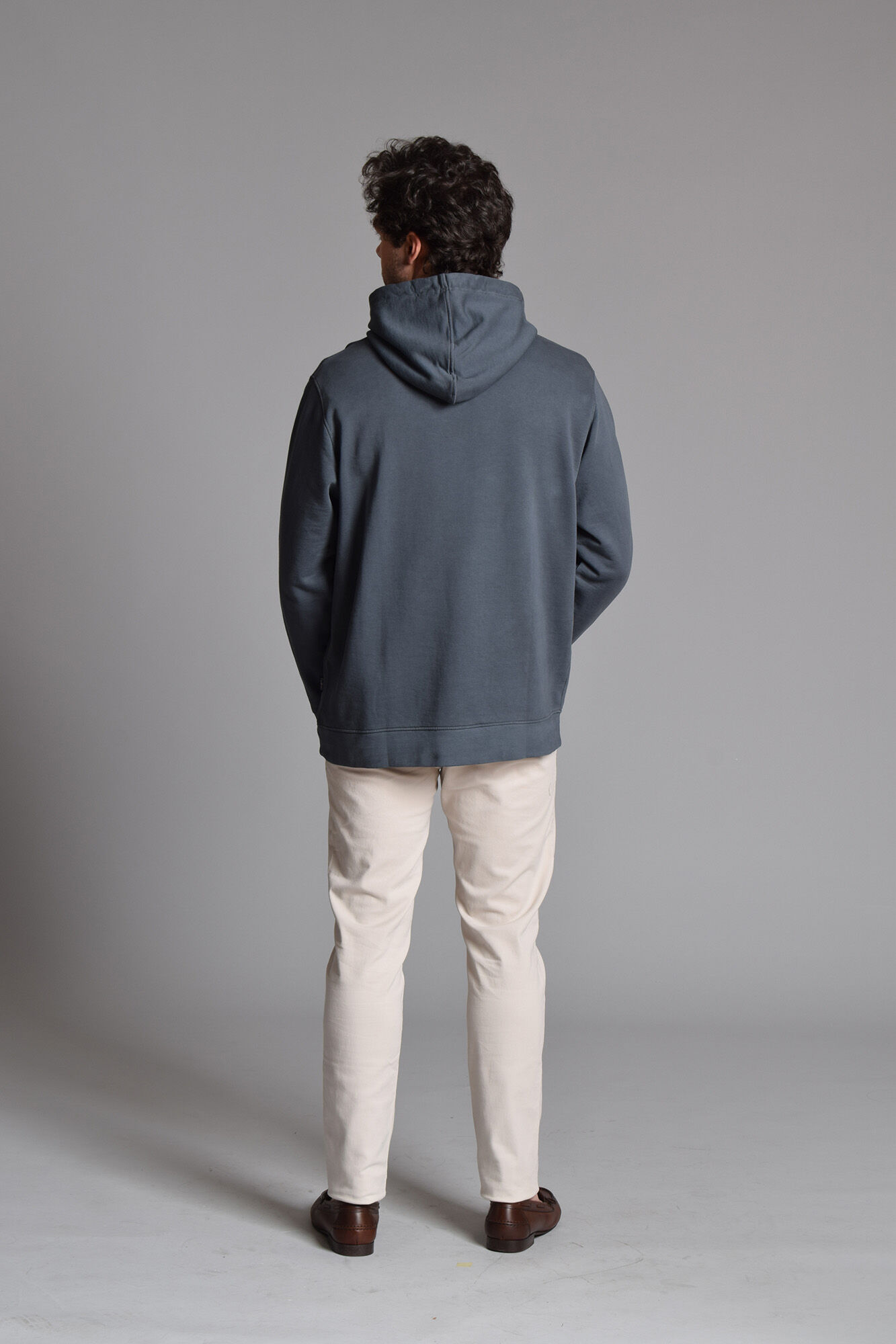Cloking Sweatshirt lavado  Azul