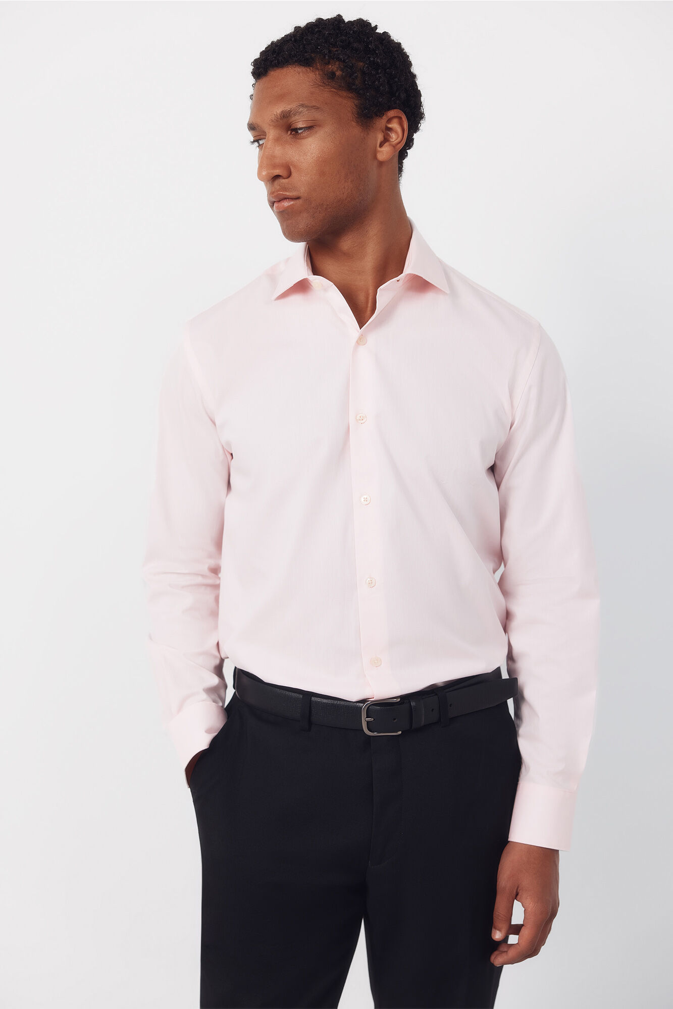 Cortefiel Plain easy-iron dress shirt
