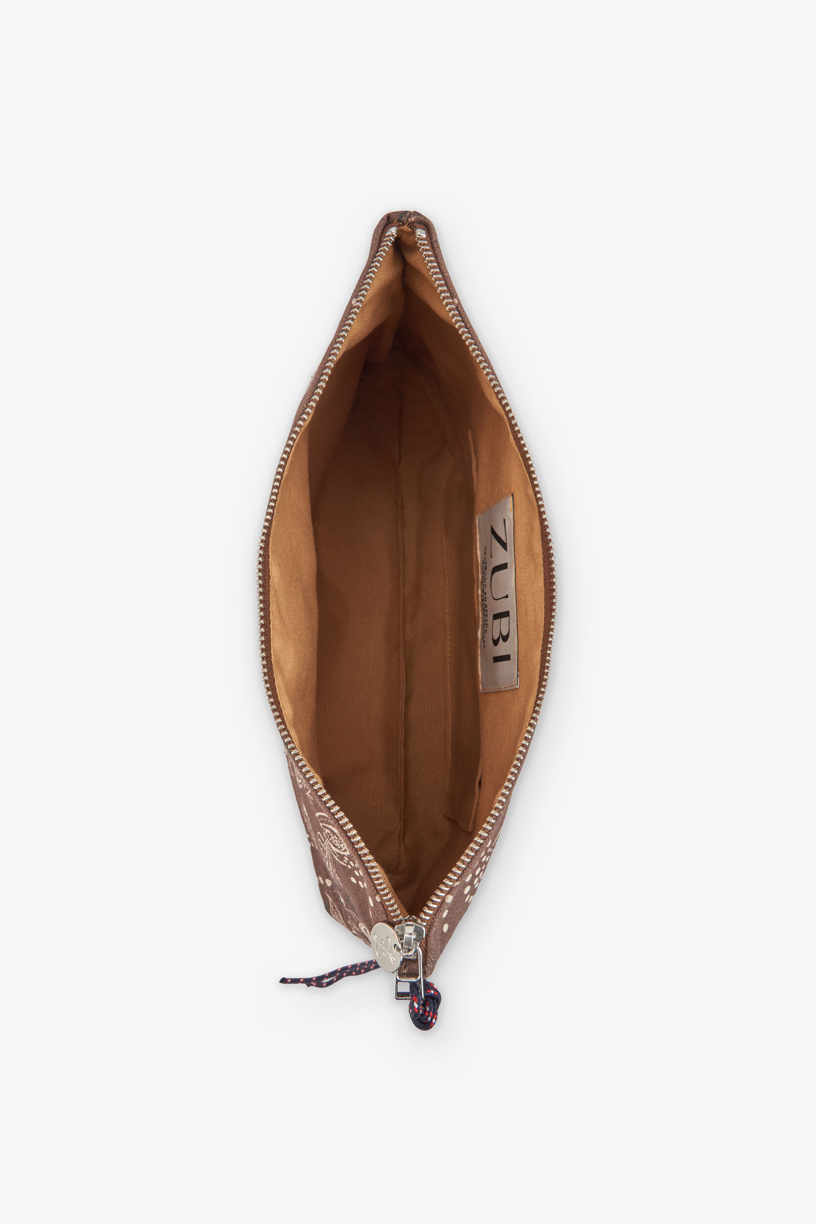 Zubi Pouch handbag Dark brown