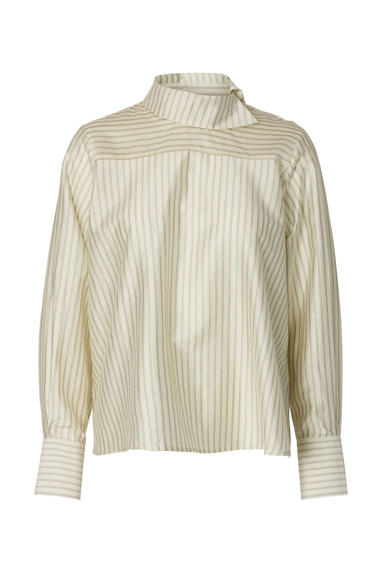 Selected Blusa de gola alta Ecru